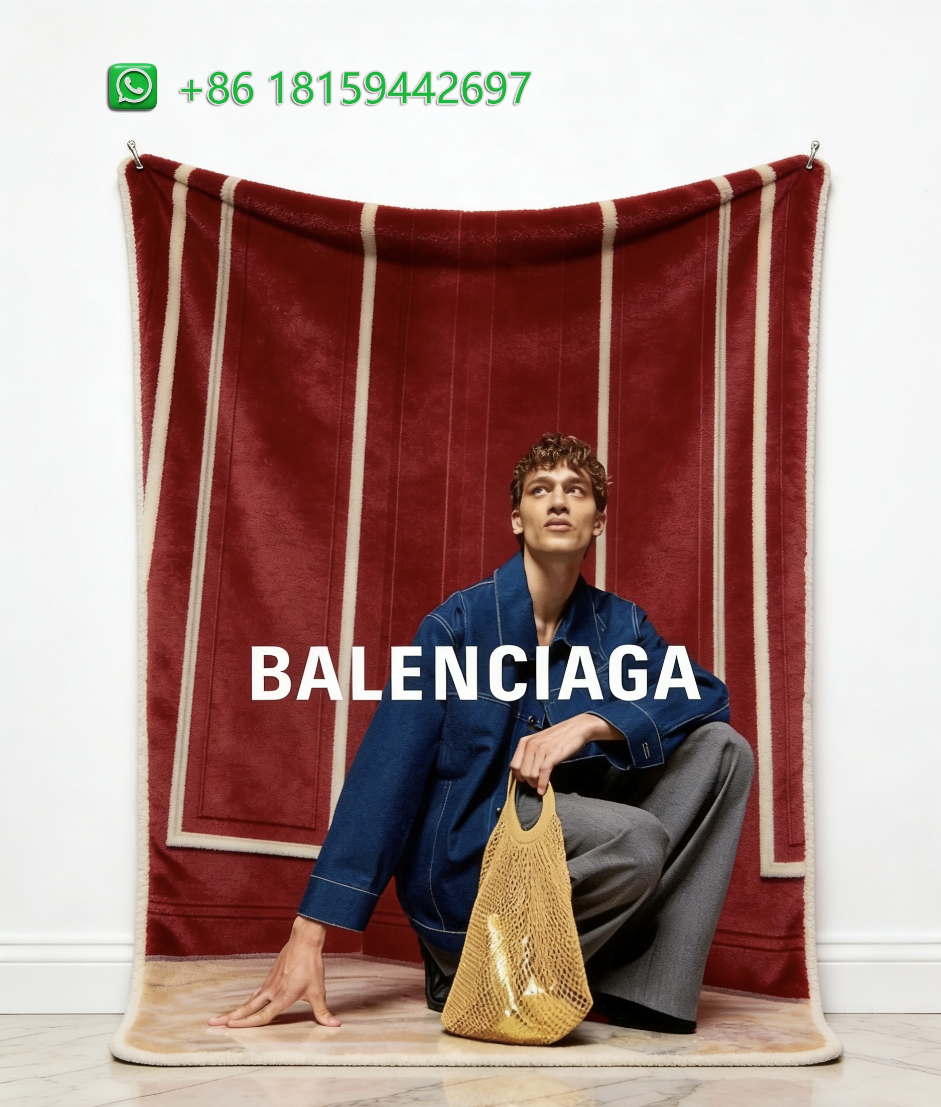 Balenciaga Throw Blankets